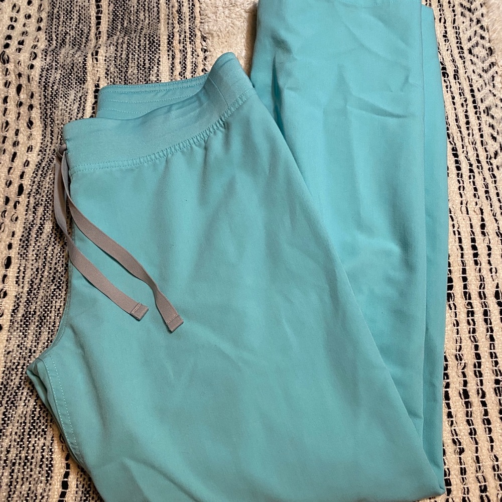 Figs Livingston Aqua Blue Color